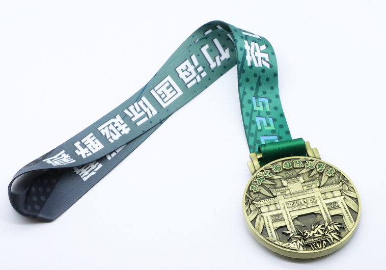 茶山竹海国际越野赛奖牌_奖牌定制_浮雕工艺